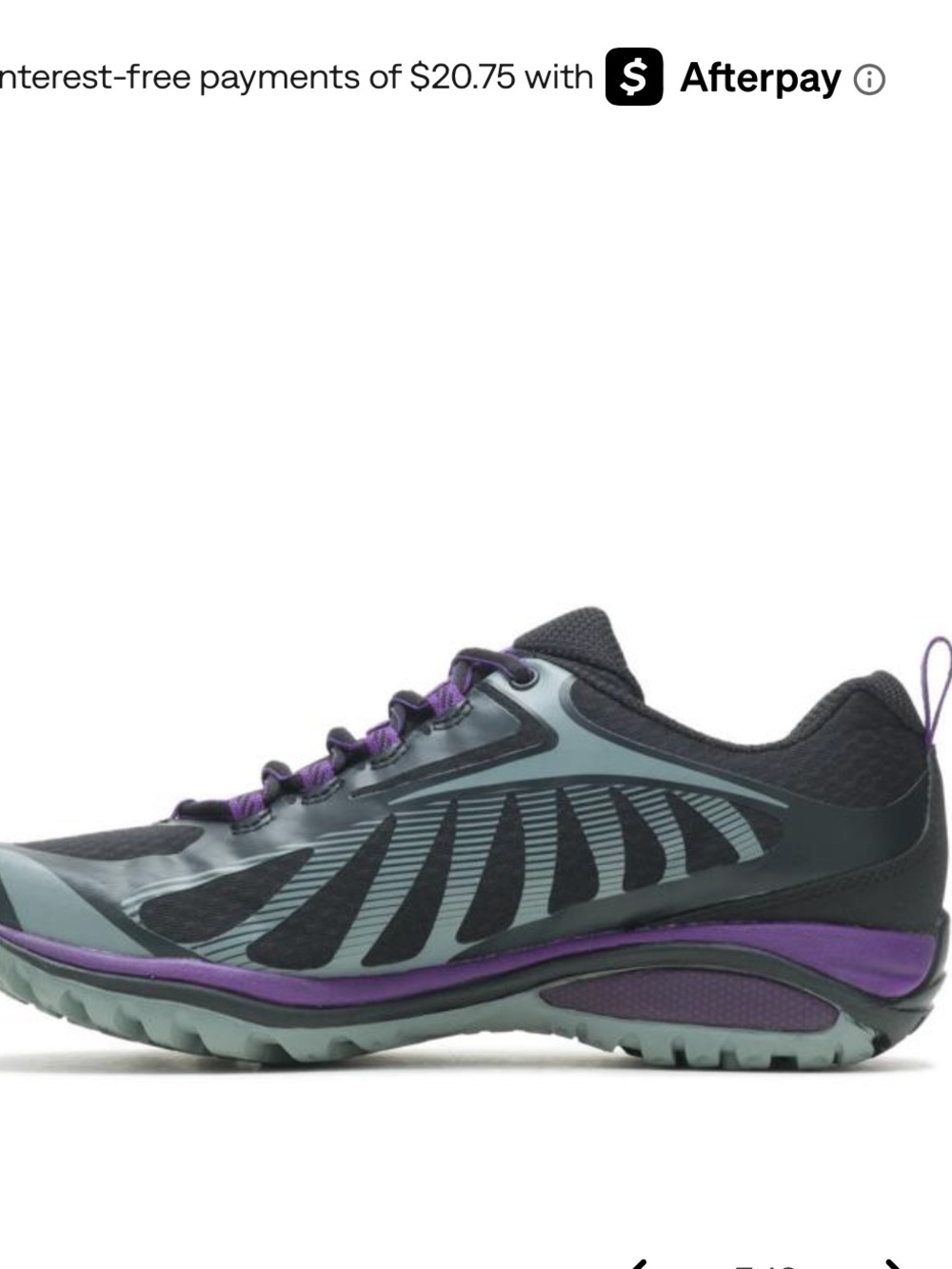 Merrell Siren edge 3 waterproof hiking shoes 5 EU 35 youth 3.5 - Picture 2 of 10